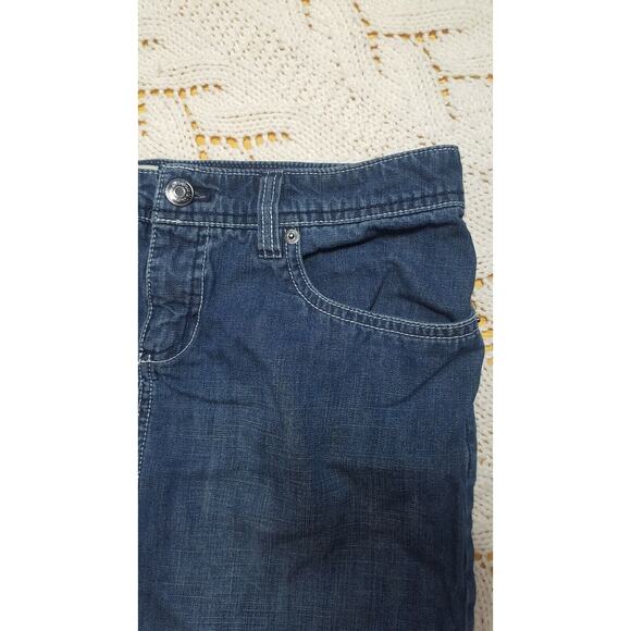 G.H. Bass & Company Denim Jean Skirt Wmns Sz 4 Pockets Cotton Cowboy Cottage - Picture 2 of 5